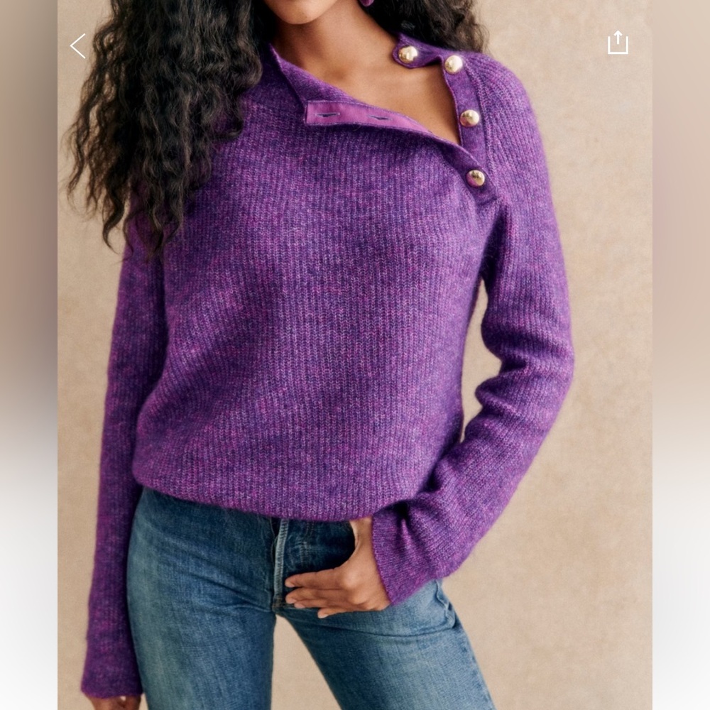 NWT Sézane Trudy Knit Sweater Jumper small